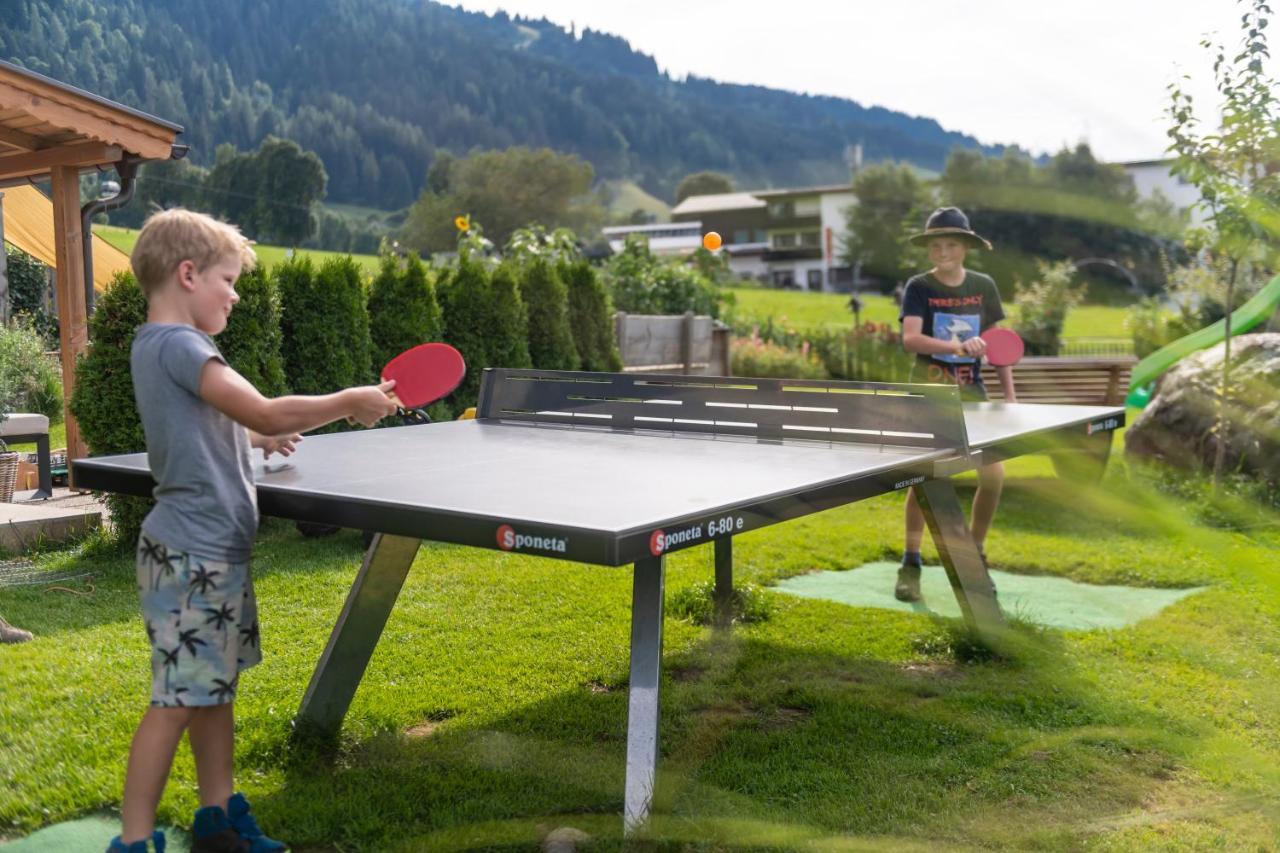 Vila Hartlhof Urlaub Am Baby- Und Kinderbauernhof Niederau Exteriér fotografie