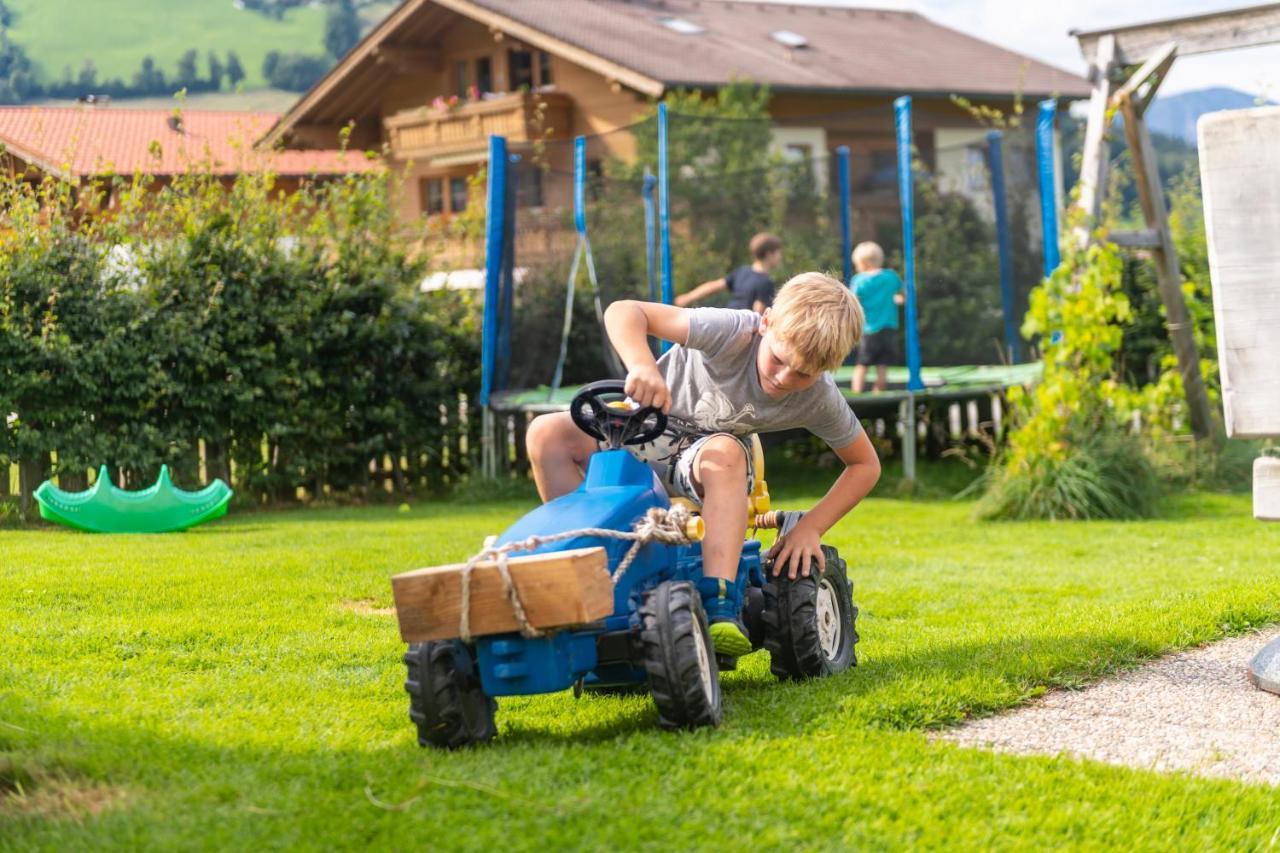 Vila Hartlhof Urlaub Am Baby- Und Kinderbauernhof Niederau Exteriér fotografie