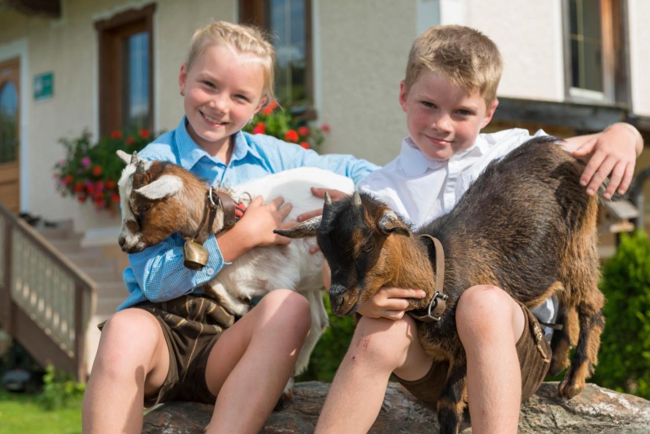 Vila Hartlhof Urlaub Am Baby- Und Kinderbauernhof Niederau Exteriér fotografie